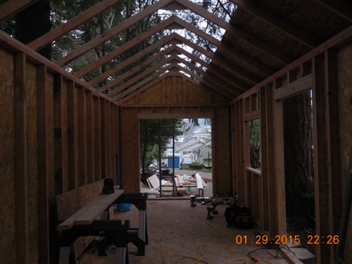 Gig Harbor Shed Construction